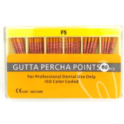 GUTTA PERCHA POINTS NoF1 του Αγγλικού Οίκου Wellkan 60pcs